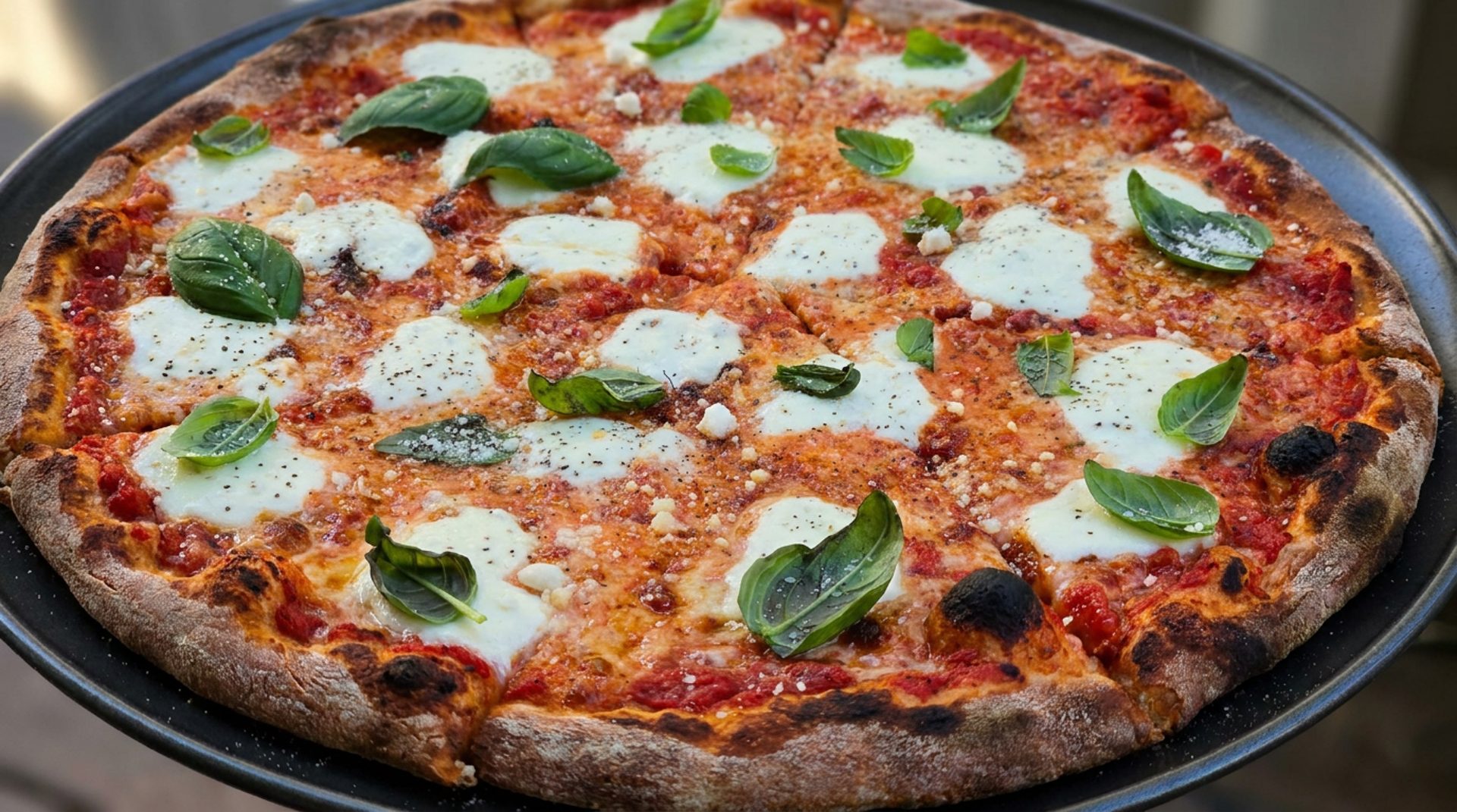 Wood-fired pizza built on family