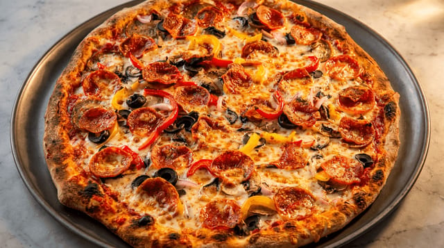 Deluxe Pizza.