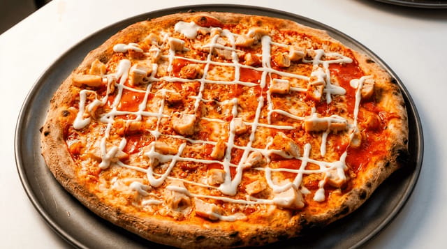 Buffalo Chicken Pizza.